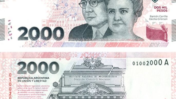 El Banco Central de Argentina lanza el nuevo billete de $2000: Cómo identificar a los falsos