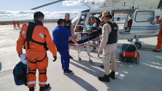 Tripulante de buque pesquero aeroevacuado de urgencia debido a apendicitis aguda