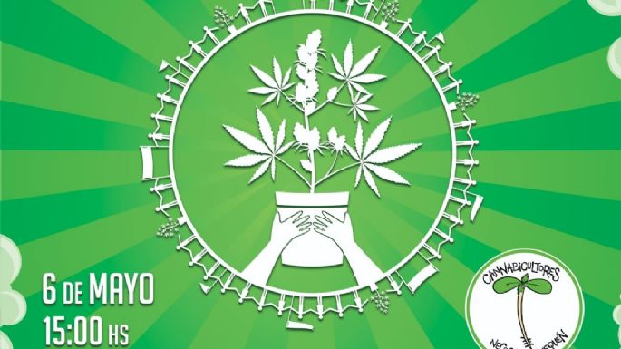 Marcha Mundial de la Marihuana en Necochea: Reclaman que el REPROCANN sea gratuito