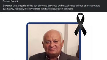 Murió el empresario necochense Pascual Corapi