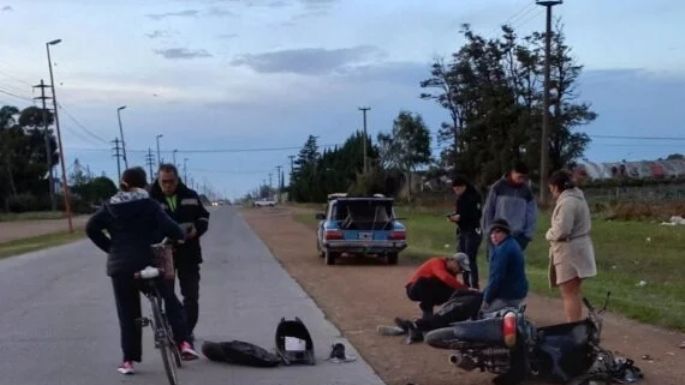 Tres Arroyos: Un motociclista quedó en terapia intensiva tras chocar contra un caballo