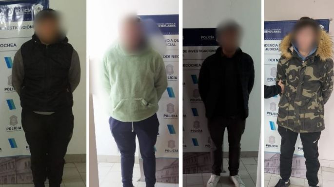 Detuvieron a 4 jóvenes por el robo en Puente Blanco: Secuestraron motos y más de 15 kilos de marihuana