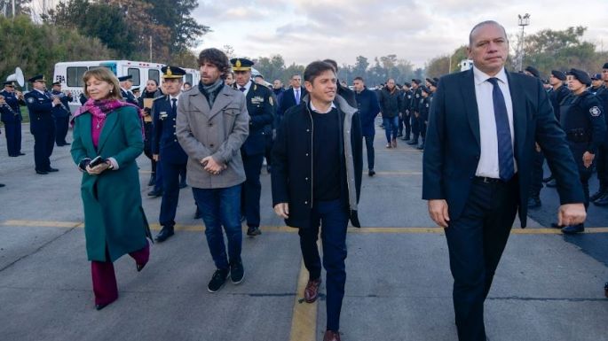 Axel Kicillof encabezó la graduación de 1.500 cadetes en la Escuela de Policía Juan Vucetich