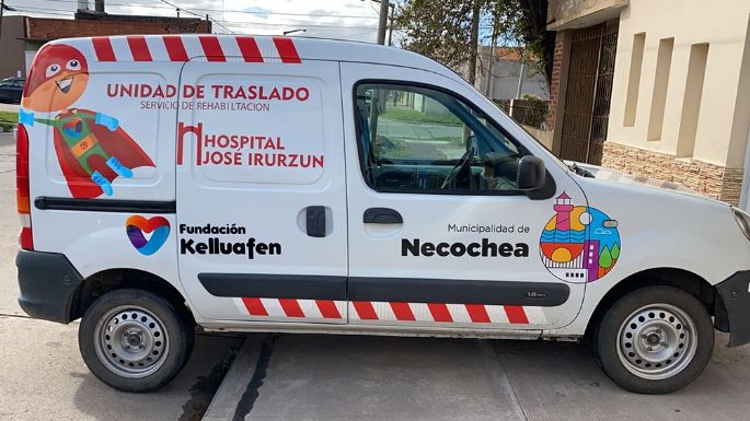 La Fundación Kelluafen donó una unidad de traslado al Hospital Irurzun