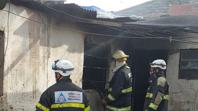 Incendio en una vivienda deja a dos familias sin hogar