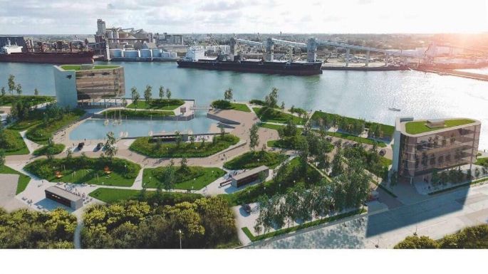 Puerto Gardella, el paseo turístico creado para hacer campaña que nunca tuvo conexión con la ciudad