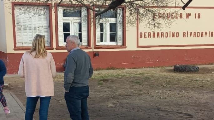 Martín Migueles y su equipo visitaron Ramón Santamarina para conocer las necesidades urgentes de la comunidad