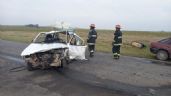 Murió la mujer que estaba grave tras el choque frontal de la Ruta 86