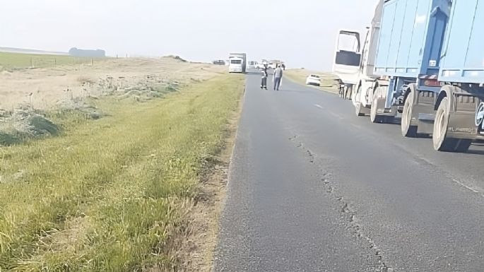 Choque frontal en la Ruta 86: Hay 5 heridos y uno de gravedad