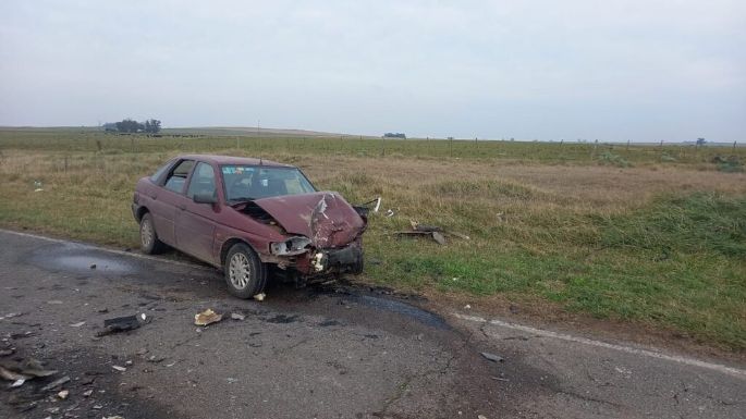 Murió la mujer que estaba grave tras el choque frontal de la Ruta 86