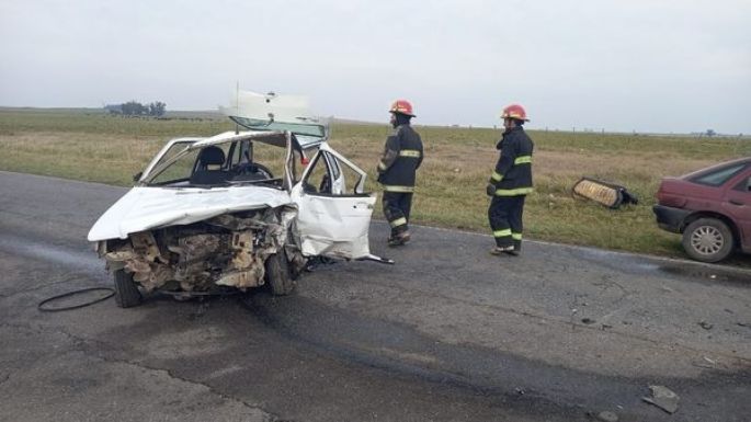 Murió la mujer que estaba grave tras el choque frontal de la Ruta 86