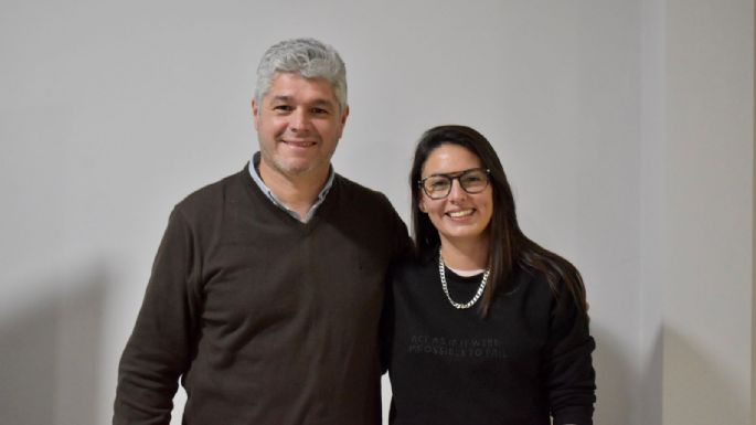 Encuentro de Prevención de Violencia: Mauro Velázquez mantuvo un encuentro con la Ministra de Mujeres Ayelén Mazzina