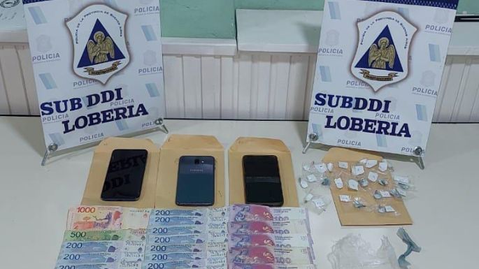 Desmantelaron una banda narco en Lobería: Tres detenidos y droga decomisada