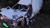 Ruta 228: Dos camionetas chocaron y un hombre quedó atrapado en el vehículo