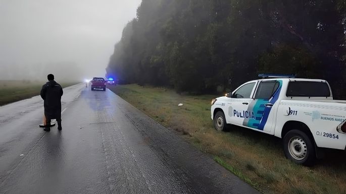 Ruta 228: Dos camionetas chocaron y un hombre quedó atrapado en el vehículo