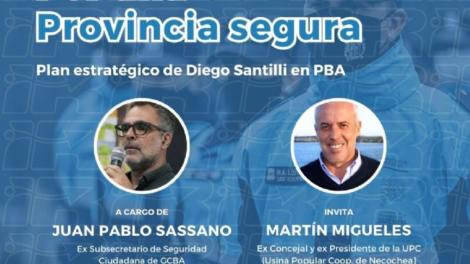 “Por una Provincia Segura”: Charla debate y un análisis de la problemática de inseguridad de Necochea