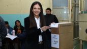 Votó Eugenia Vallota y denunció irregularidades en algunas escuelas