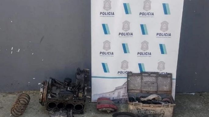 Llevaba un motor robado y lo detuvieron en Mar del Plata