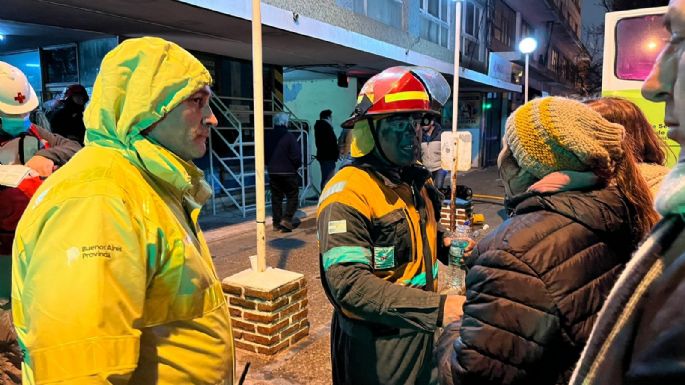 El impactante incendio de la Galería Central en fotos