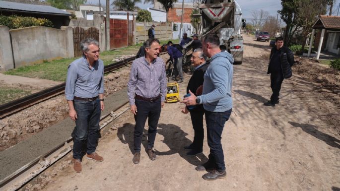 Nación inauguró importante obra de desagües cloacales en Benito Juárez