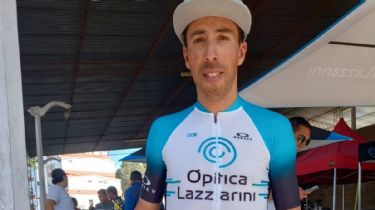 El ciclista necochense Claudio Martínez se consagró campeón argentino