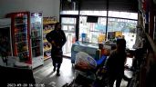 Video: Delincuente solitario asaltó un kiosco en Mar del Plata