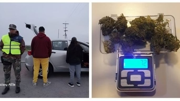 Ruta 228: Incautaron marihuana a dos personas en Energía