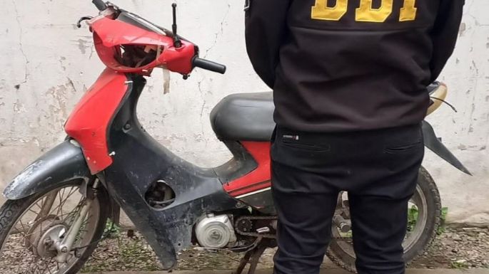 Secuestraron una moto con numeración suprimida