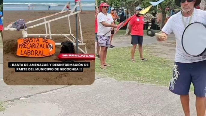 El influencer y ex barra de River que respaldó el reclamo de los guardavidas y criticó al Municipio