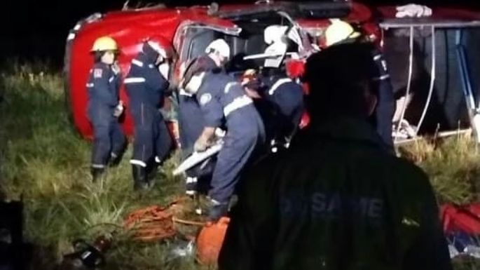 Despiste y vuelco en la Ruta 228: Una nena de 8 años murió en el accidente