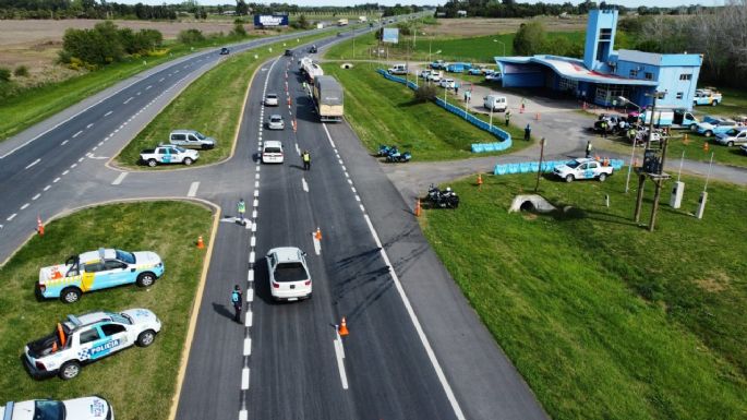 Habrá 50 controles de tránsito por todas las rutas bonaerenses este fin de semana largo