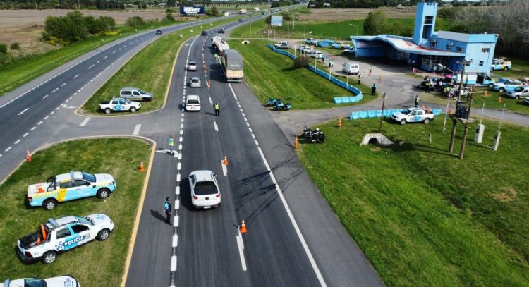 Habrá 50 controles de tránsito por todas las rutas bonaerenses este fin de semana largo