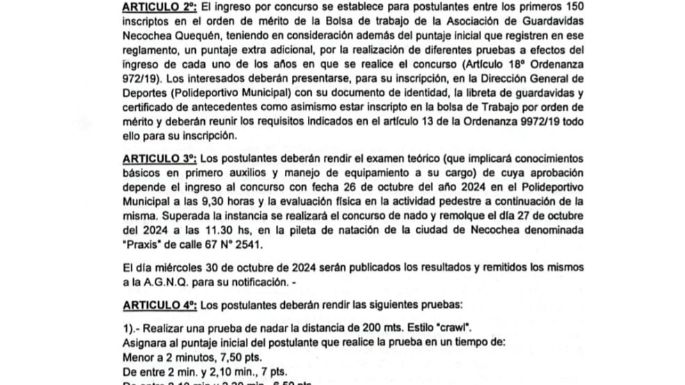 Convocatoria para el verano: ¿Cuáles son las pruebas que tienen que pasar los Guardavidas para ganarse un puesto?