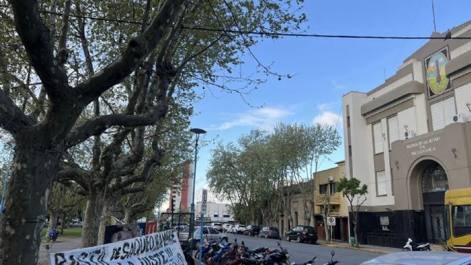 Marcha contra el recorte educativo en Necochea: El muñeco de Milei nazi y miles de docentes en las calles