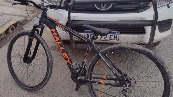 Propietario recuperó su bicicleta robada tras reconocerla en el centro: Una mujer aprehendida