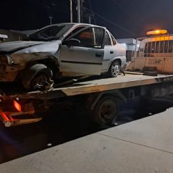 Chocó el auto en Quequén y lo dejó abandonado