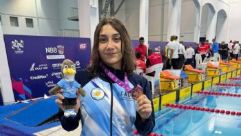 Guadalupe Angiolini brilla en Bahréin: Medalla de bronce en los 50 metros mariposa