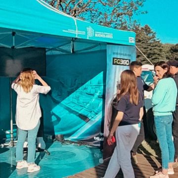 La 50° Expo Balcarce recibió a Puerto Quequén con un stand interactivo