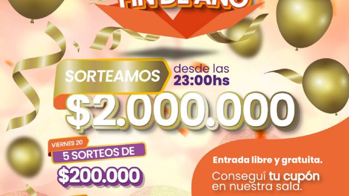 Bingo Golden Palace cierra el 2024 con sorteos millonarios y espectáculos en vivo