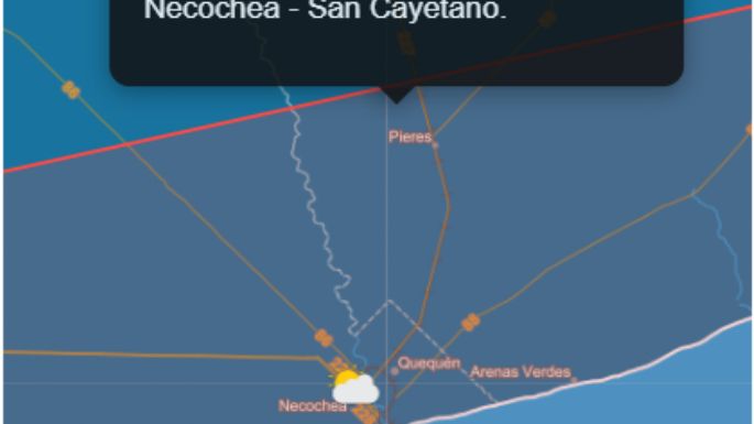 Tras el intenso calor se activó un alerta por tormentas fuertes y viento