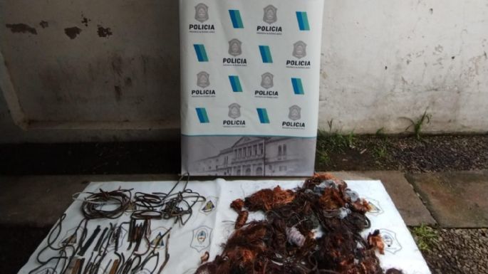 Allanaron una chacarita y una vivienda por el robo de caños de cobre y cables de riego