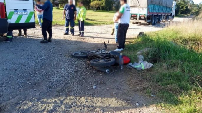 Ruta 226: Una motociclista murió al chocar contra un camión