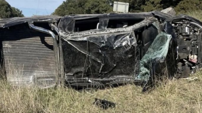 Un necochense murió tras volcar su camioneta en la Ruta 3