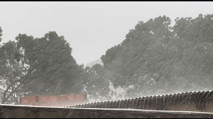 Una lluvia torrencial cayó sobre Necochea y Quequén