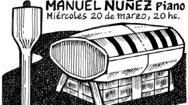 Manuel Núñez brindará un concierto con el piano recuperado del Auditorium del Casino en el CCN