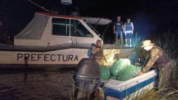 Impresionante operativo de la Prefectura Naval: Secuestraron 320 kilos de cogollos