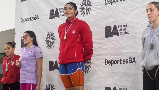 Nuevo record para Guadalupe Angiolini y se convirtió en la nadadora más rápida del país en 50 mariposa