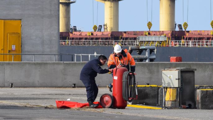 Puerto Quequén reforzó la seguridad en sus muelles de amarre