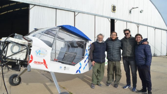 Probaron con  éxito el motor del primer avión eléctrico que se fabricará en el país