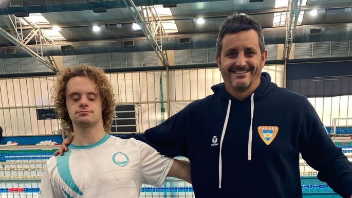 Nicolás Améndola rompió el récord nacional en el Open Internacional de Natación Paralímpica